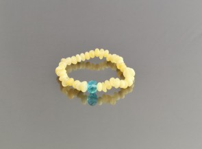Natural amber baby bracelet