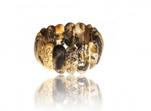Natural amber chunky bracelet
